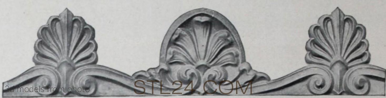 Фризы (FRIESE_1553 -  | 3D model 3DSMAX / OBJ / STL) 3D модель для ЧПУ станка